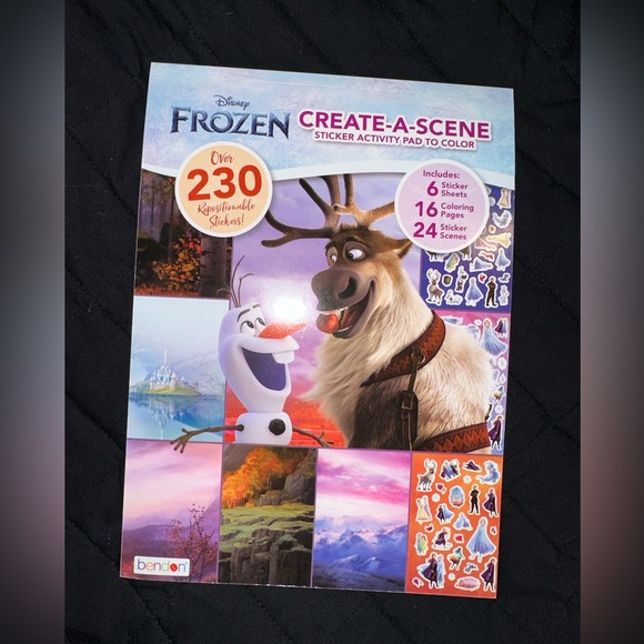 New Frozen Create a Scene Sticker Activity Book - Picture 2 of 4